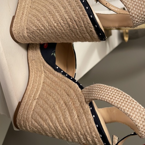 Size 10 Jessica Simpson "Zestah" Platform Wedge Espadrille Sandals W/Fruit Print - Picture 12 of 12